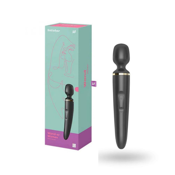 Satisfyer Wand-er Woman Hitachi Negro Masajeador 